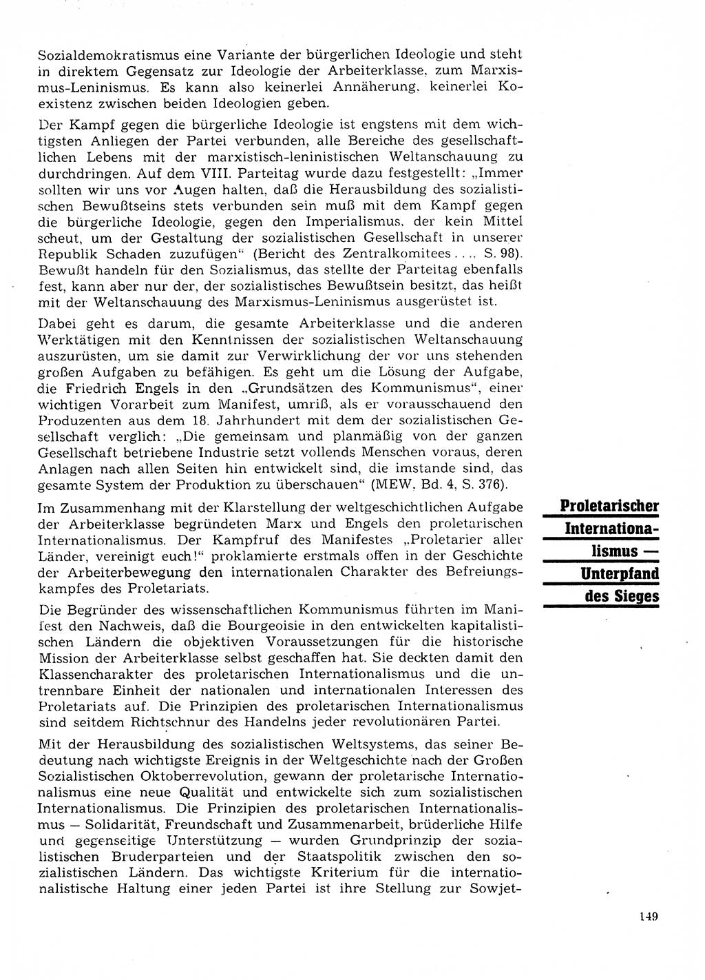 Neuer Weg (NW), Organ des Zentralkomitees (ZK) der SED (Sozialistische Einheitspartei Deutschlands) für Fragen des Parteilebens, 28. Jahrgang [Deutsche Demokratische Republik (DDR)] 1973, Seite 149 (NW ZK SED DDR 1973, S. 149)