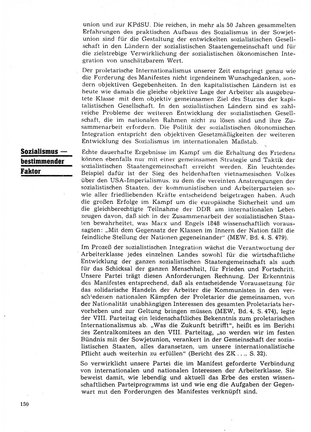 Neuer Weg (NW), Organ des Zentralkomitees (ZK) der SED (Sozialistische Einheitspartei Deutschlands) für Fragen des Parteilebens, 28. Jahrgang [Deutsche Demokratische Republik (DDR)] 1973, Seite 150 (NW ZK SED DDR 1973, S. 150)