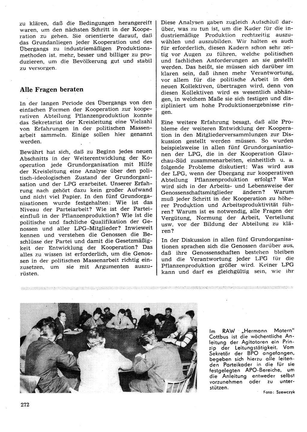 Neuer Weg (NW), Organ des Zentralkomitees (ZK) der SED (Sozialistische Einheitspartei Deutschlands) für Fragen des Parteilebens, 28. Jahrgang [Deutsche Demokratische Republik (DDR)] 1973, Seite 272 (NW ZK SED DDR 1973, S. 272)