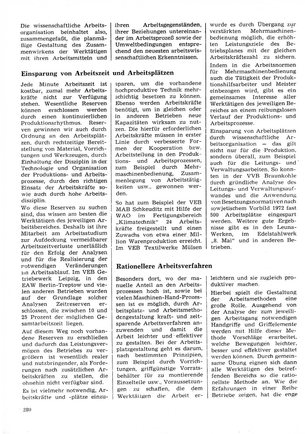 Neuer Weg (NW), Organ des Zentralkomitees (ZK) der SED (Sozialistische Einheitspartei Deutschlands) für Fragen des Parteilebens, 28. Jahrgang [Deutsche Demokratische Republik (DDR)] 1973, Seite 280 (NW ZK SED DDR 1973, S. 280)