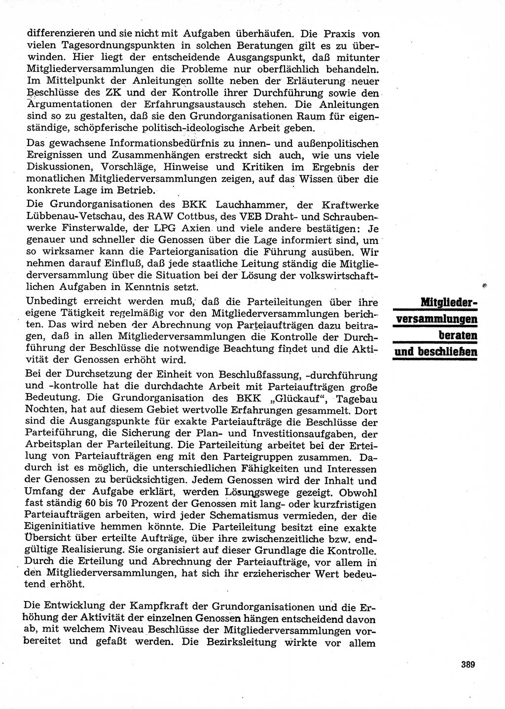Neuer Weg (NW), Organ des Zentralkomitees (ZK) der SED (Sozialistische Einheitspartei Deutschlands) für Fragen des Parteilebens, 28. Jahrgang [Deutsche Demokratische Republik (DDR)] 1973, Seite 389 (NW ZK SED DDR 1973, S. 389)