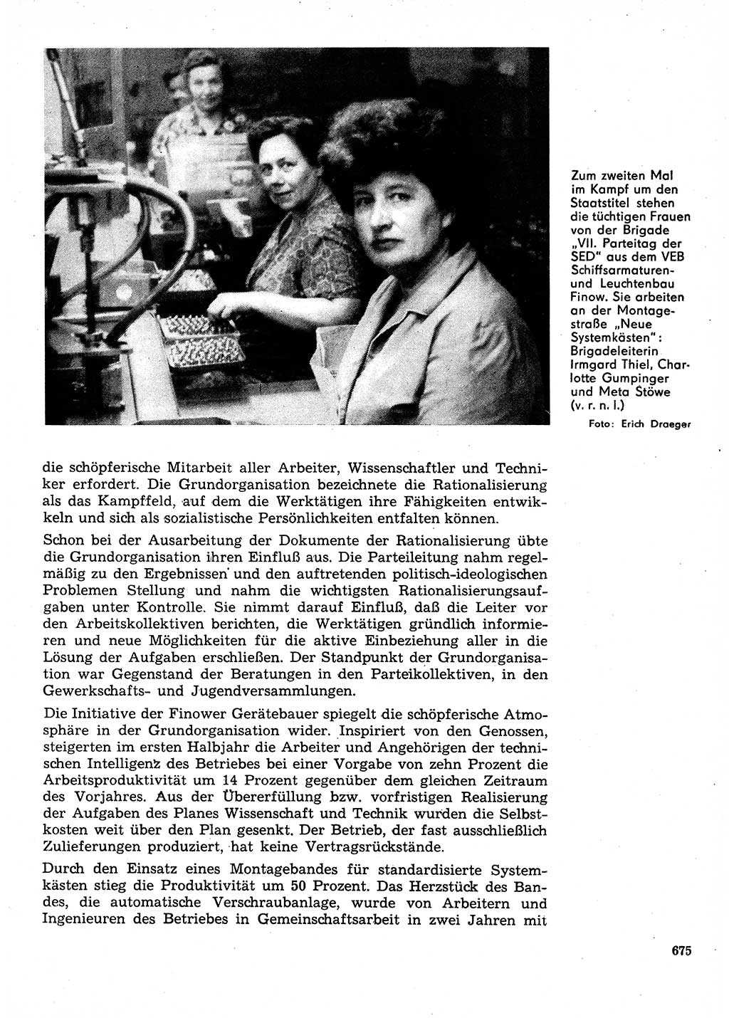 Neuer Weg (NW), Organ des Zentralkomitees (ZK) der SED (Sozialistische Einheitspartei Deutschlands) für Fragen des Parteilebens, 28. Jahrgang [Deutsche Demokratische Republik (DDR)] 1973, Seite 675 (NW ZK SED DDR 1973, S. 675)