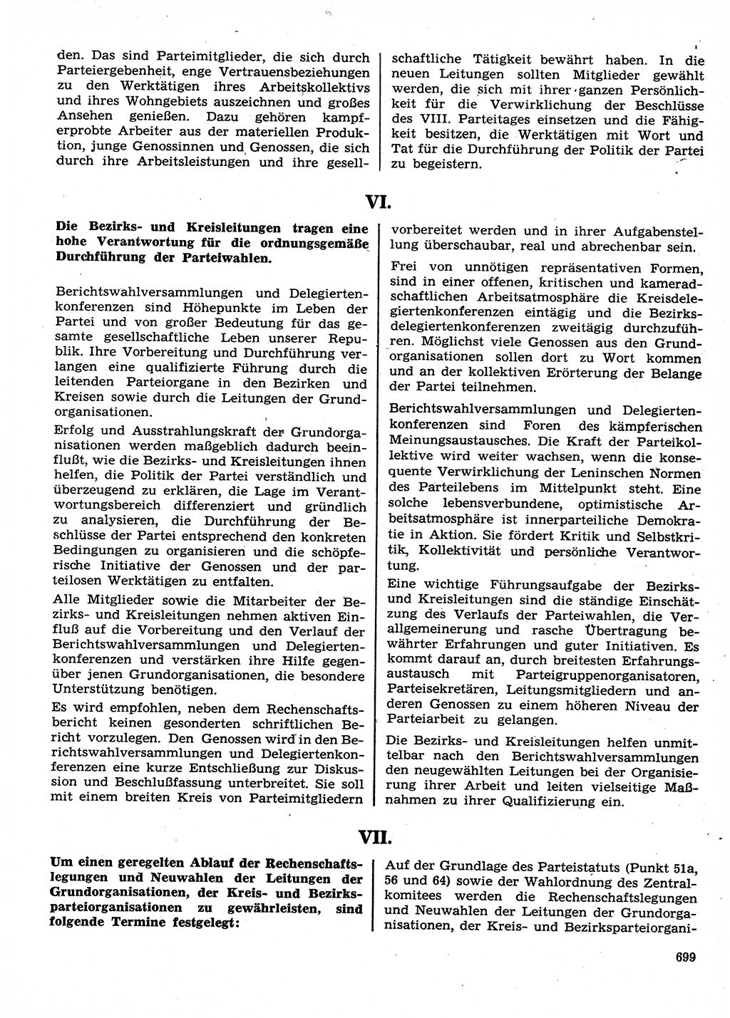 Neuer Weg (NW), Organ des Zentralkomitees (ZK) der SED (Sozialistische Einheitspartei Deutschlands) für Fragen des Parteilebens, 28. Jahrgang [Deutsche Demokratische Republik (DDR)] 1973, Seite 699 (NW ZK SED DDR 1973, S. 699)