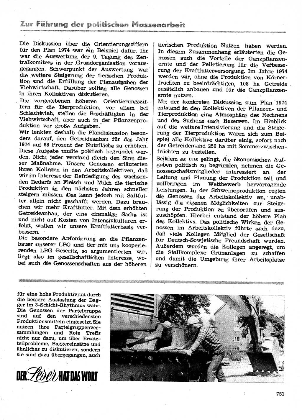 Neuer Weg (NW), Organ des Zentralkomitees (ZK) der SED (Sozialistische Einheitspartei Deutschlands) für Fragen des Parteilebens, 28. Jahrgang [Deutsche Demokratische Republik (DDR)] 1973, Seite 751 (NW ZK SED DDR 1973, S. 751)