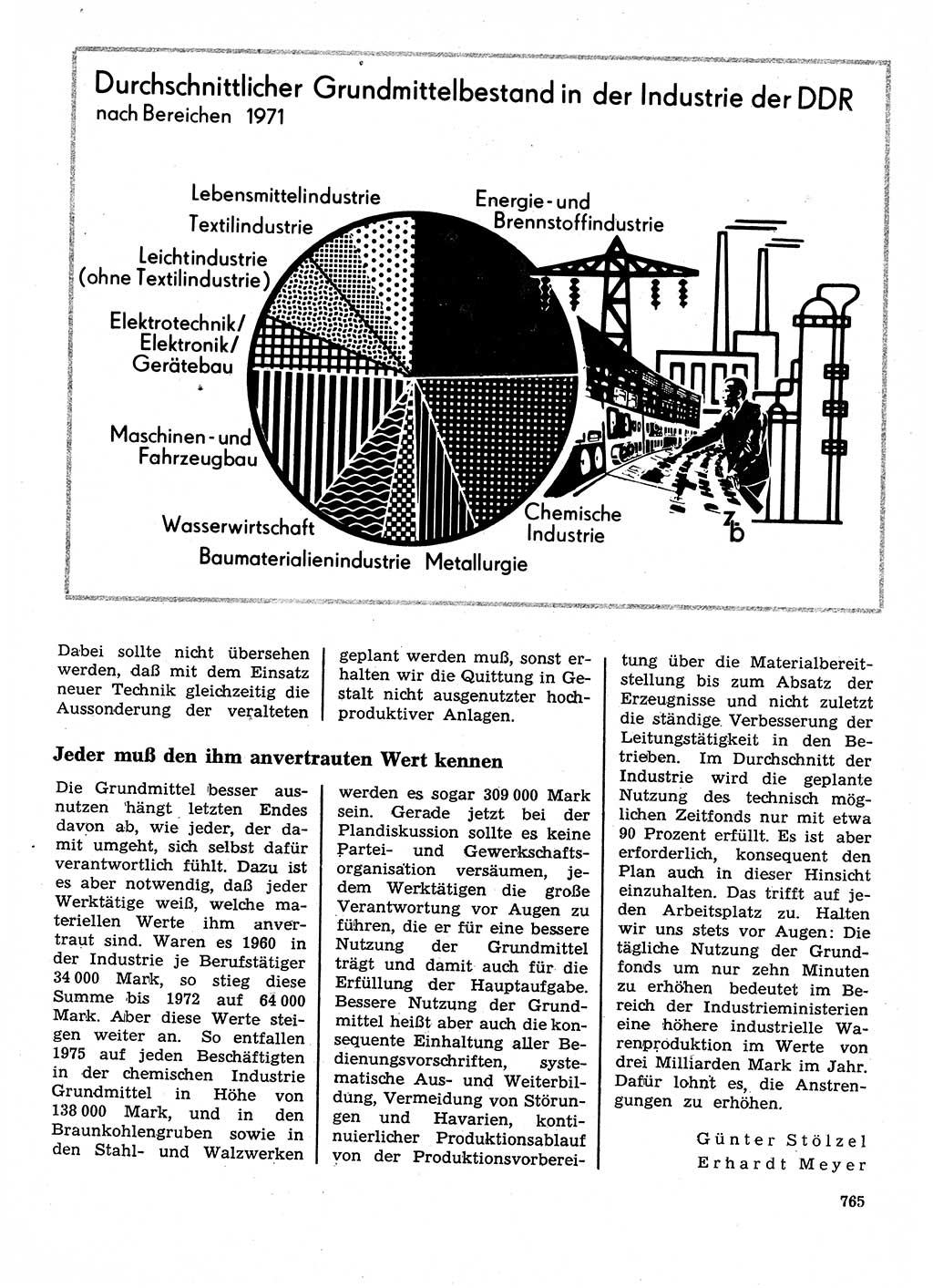 Neuer Weg (NW), Organ des Zentralkomitees (ZK) der SED (Sozialistische Einheitspartei Deutschlands) für Fragen des Parteilebens, 28. Jahrgang [Deutsche Demokratische Republik (DDR)] 1973, Seite 765 (NW ZK SED DDR 1973, S. 765)