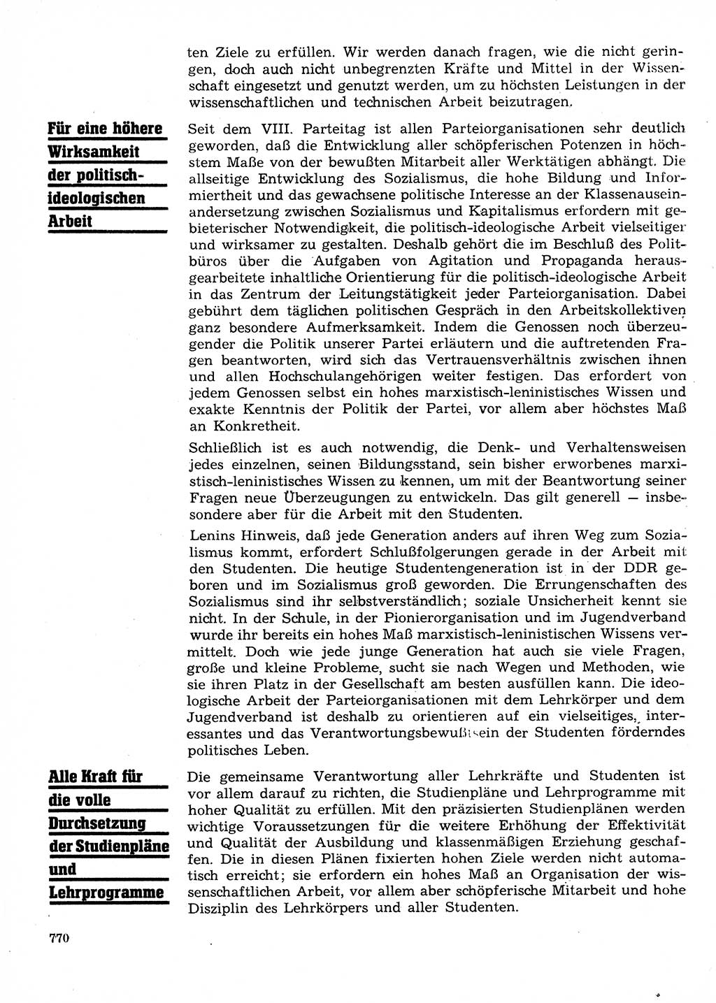 Neuer Weg (NW), Organ des Zentralkomitees (ZK) der SED (Sozialistische Einheitspartei Deutschlands) für Fragen des Parteilebens, 28. Jahrgang [Deutsche Demokratische Republik (DDR)] 1973, Seite 770 (NW ZK SED DDR 1973, S. 770)