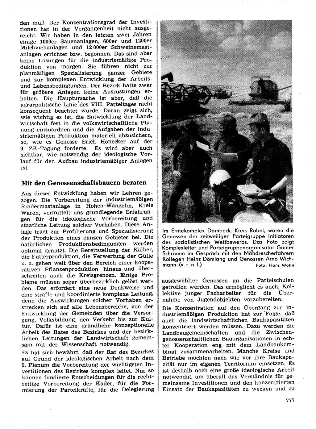 Neuer Weg (NW), Organ des Zentralkomitees (ZK) der SED (Sozialistische Einheitspartei Deutschlands) für Fragen des Parteilebens, 28. Jahrgang [Deutsche Demokratische Republik (DDR)] 1973, Seite 777 (NW ZK SED DDR 1973, S. 777)