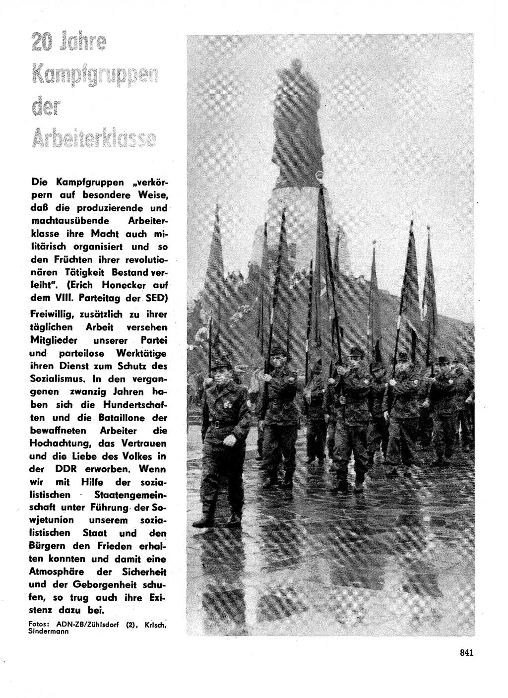 Neuer Weg (NW), Organ des Zentralkomitees (ZK) der SED (Sozialistische Einheitspartei Deutschlands) für Fragen des Parteilebens, 28. Jahrgang [Deutsche Demokratische Republik (DDR)] 1973, Seite 841 (NW ZK SED DDR 1973, S. 841)