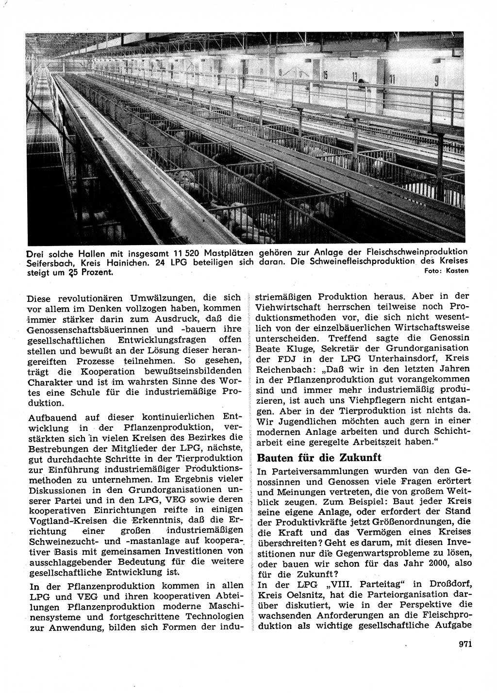 Neuer Weg (NW), Organ des Zentralkomitees (ZK) der SED (Sozialistische Einheitspartei Deutschlands) für Fragen des Parteilebens, 28. Jahrgang [Deutsche Demokratische Republik (DDR)] 1973, Seite 971 (NW ZK SED DDR 1973, S. 971)