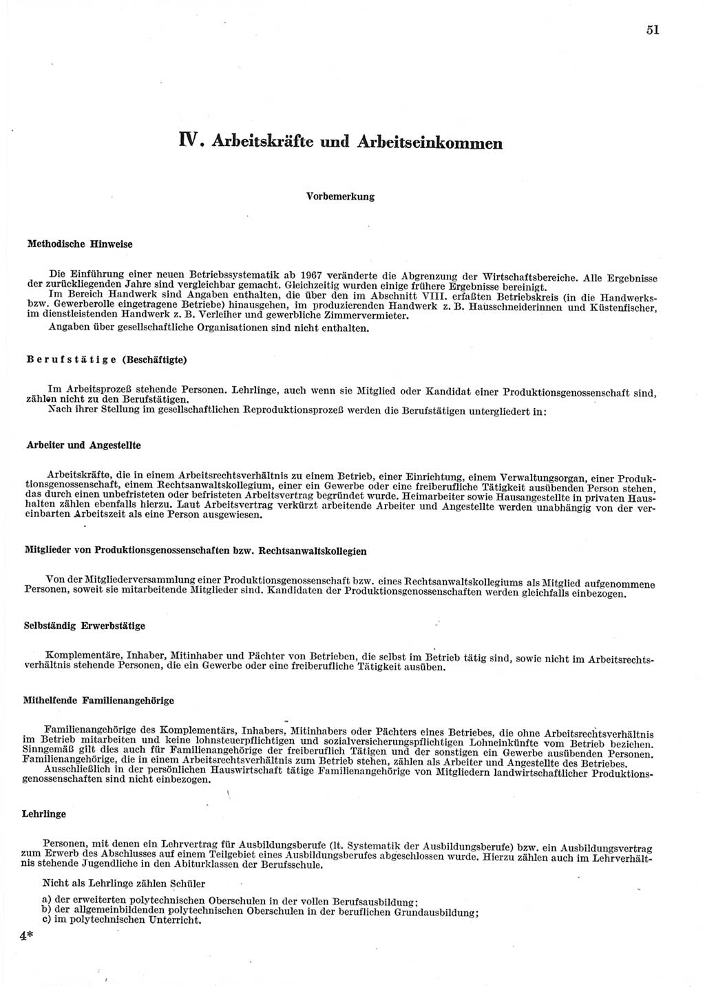 Statistisches Jahrbuch der Deutschen Demokratischen Republik (DDR) 1973, Seite 51 (Stat. Jb. DDR 1973, S. 51)