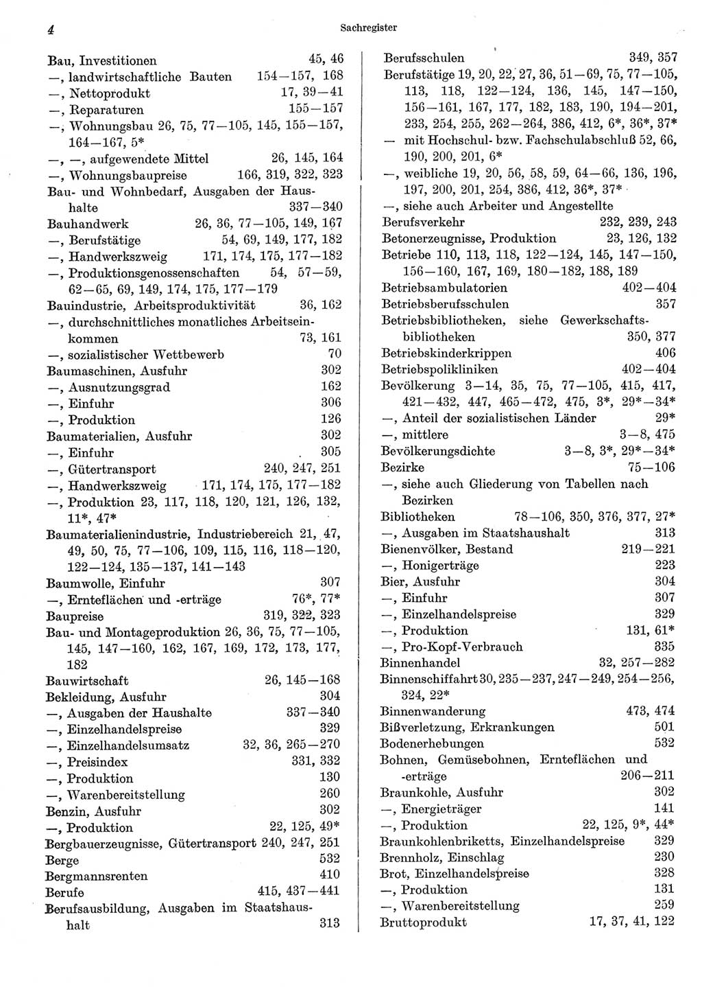 Statistisches Jahrbuch der Deutschen Demokratischen Republik (DDR) 1973, Seite 4 (Stat. Jb. DDR 1973, S. 4)