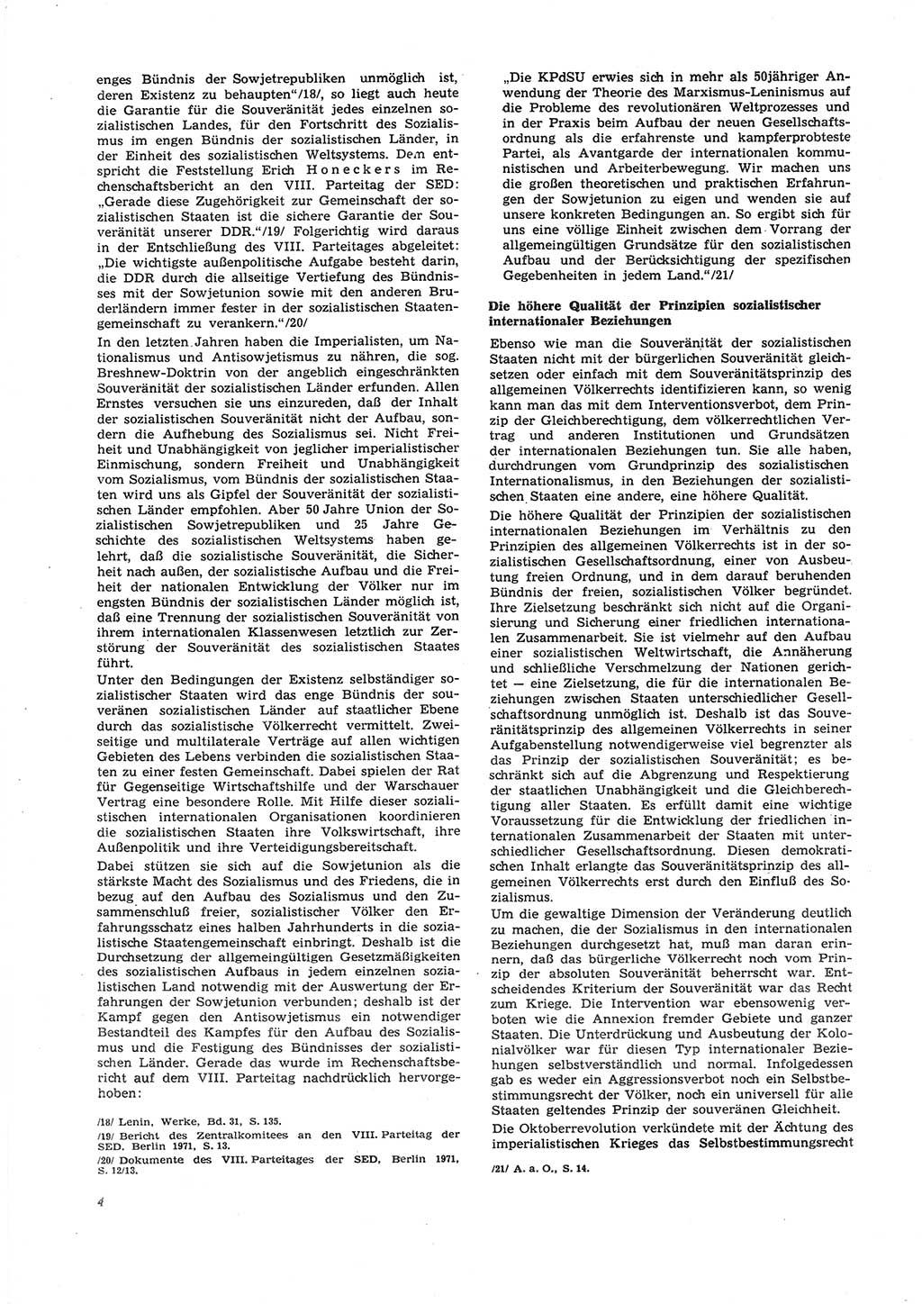 Neue Justiz (NJ), Zeitschrift für Recht und Rechtswissenschaft [Deutsche Demokratische Republik (DDR)], 27. Jahrgang 1973, Seite 4 (NJ DDR 1973, S. 4)