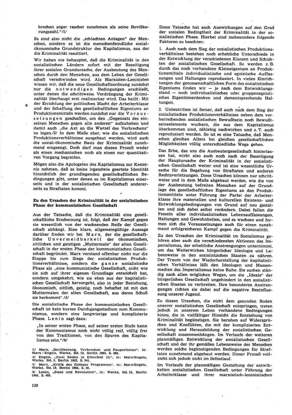 Neue Justiz (NJ), Zeitschrift für Recht und Rechtswissenschaft [Deutsche Demokratische Republik (DDR)], 27. Jahrgang 1973, Seite 130 (NJ DDR 1973, S. 130)
