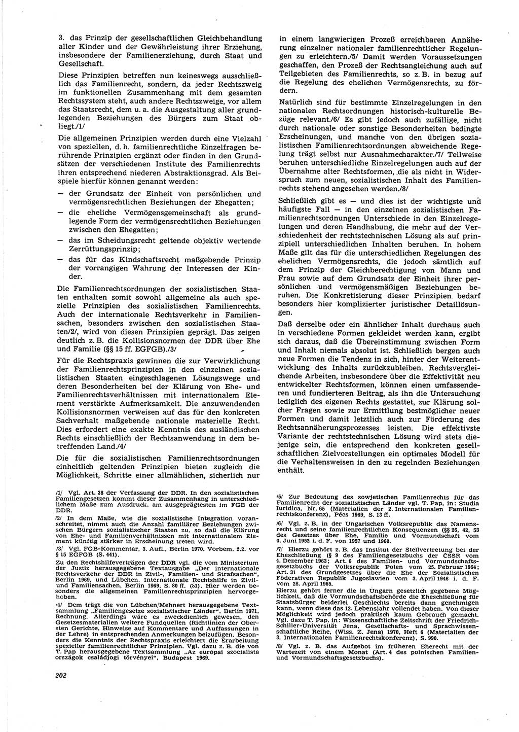 Neue Justiz (NJ), Zeitschrift für Recht und Rechtswissenschaft [Deutsche Demokratische Republik (DDR)], 27. Jahrgang 1973, Seite 202 (NJ DDR 1973, S. 202)