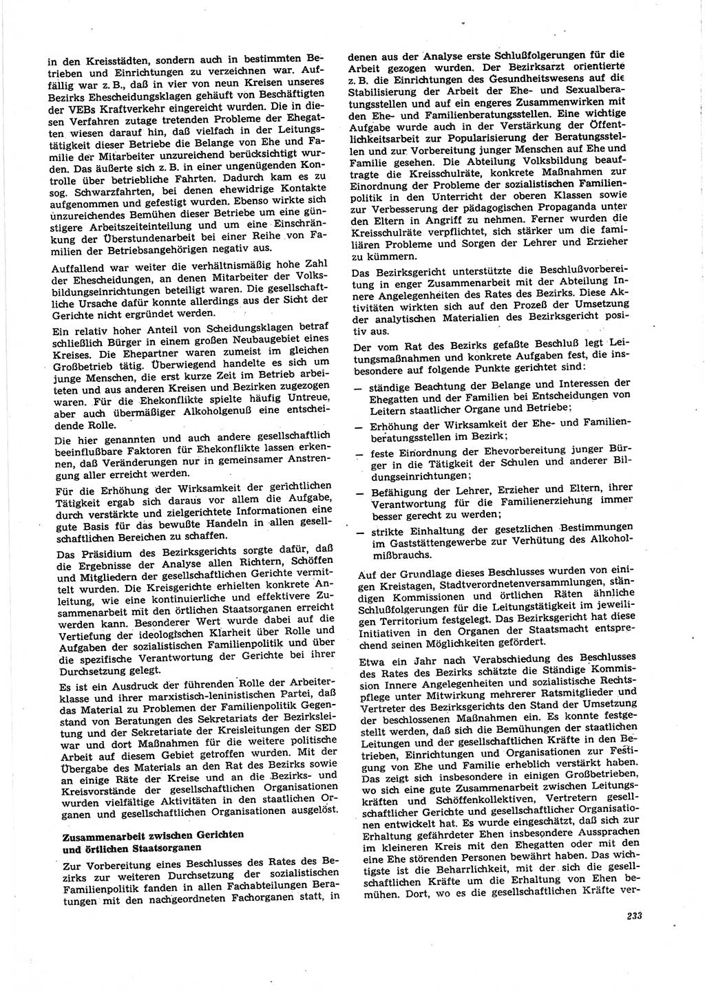 Neue Justiz (NJ), Zeitschrift für Recht und Rechtswissenschaft [Deutsche Demokratische Republik (DDR)], 27. Jahrgang 1973, Seite 233 (NJ DDR 1973, S. 233)