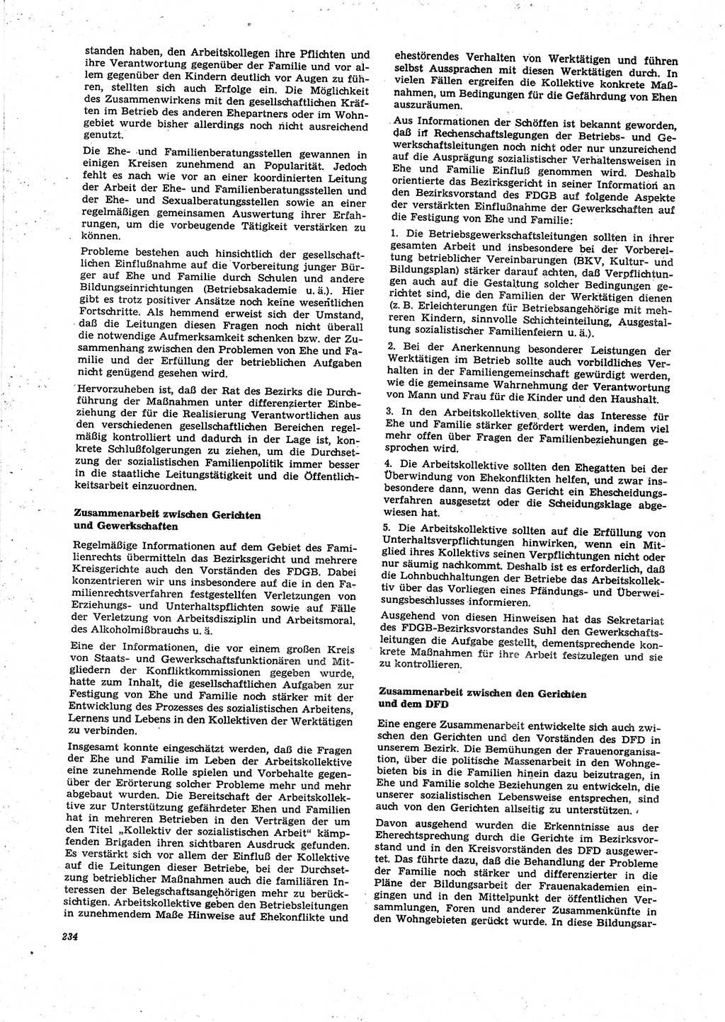 Neue Justiz (NJ), Zeitschrift für Recht und Rechtswissenschaft [Deutsche Demokratische Republik (DDR)], 27. Jahrgang 1973, Seite 234 (NJ DDR 1973, S. 234)