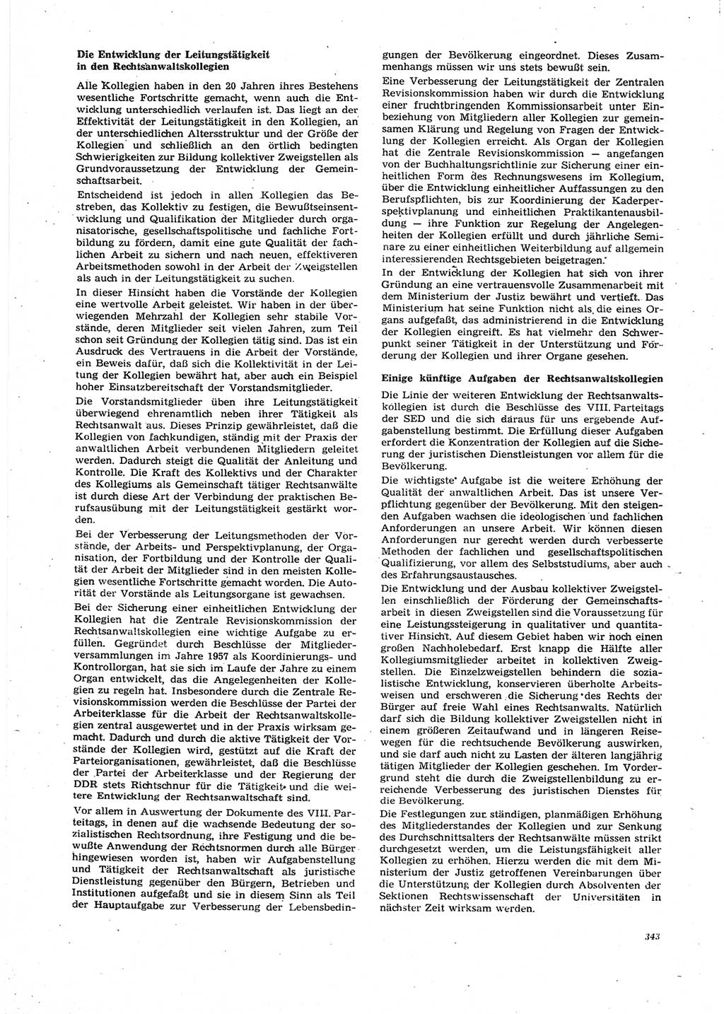 Neue Justiz (NJ), Zeitschrift für Recht und Rechtswissenschaft [Deutsche Demokratische Republik (DDR)], 27. Jahrgang 1973, Seite 343 (NJ DDR 1973, S. 343)