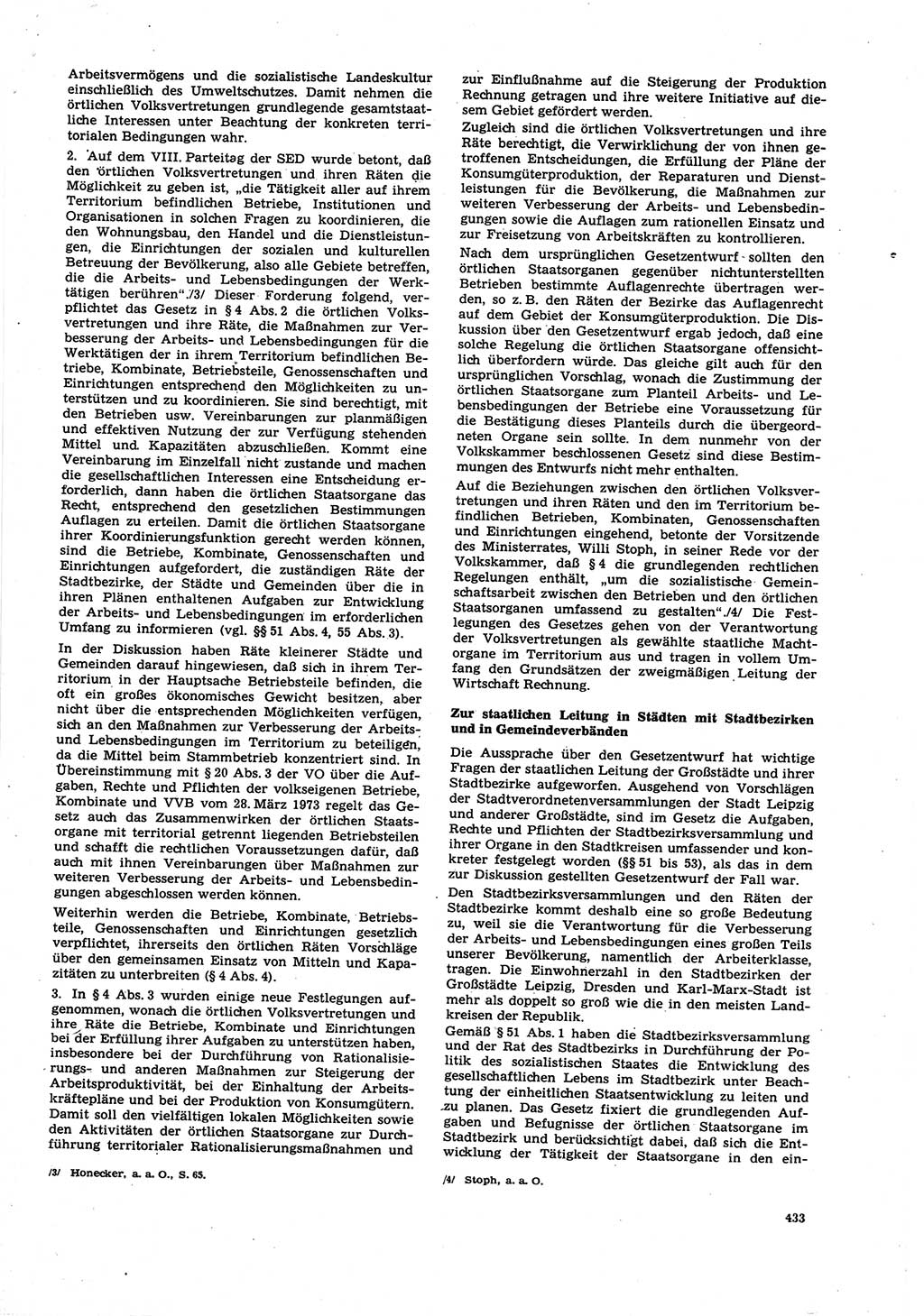 Neue Justiz (NJ), Zeitschrift für Recht und Rechtswissenschaft [Deutsche Demokratische Republik (DDR)], 27. Jahrgang 1973, Seite 433 (NJ DDR 1973, S. 433)