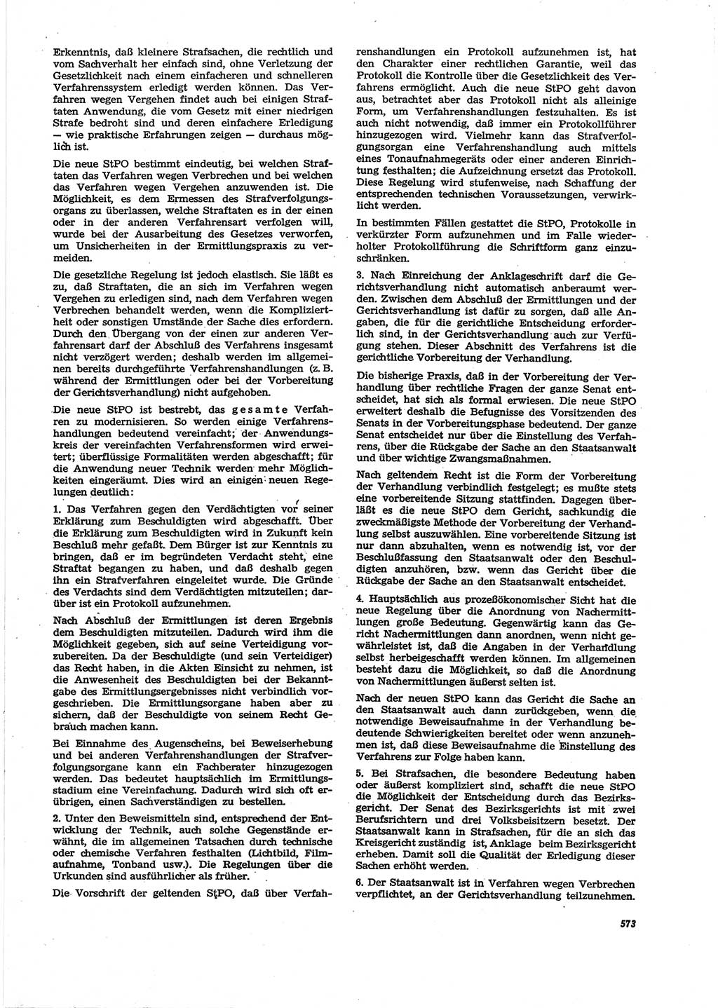 Neue Justiz (NJ), Zeitschrift für Recht und Rechtswissenschaft [Deutsche Demokratische Republik (DDR)], 27. Jahrgang 1973, Seite 573 (NJ DDR 1973, S. 573)