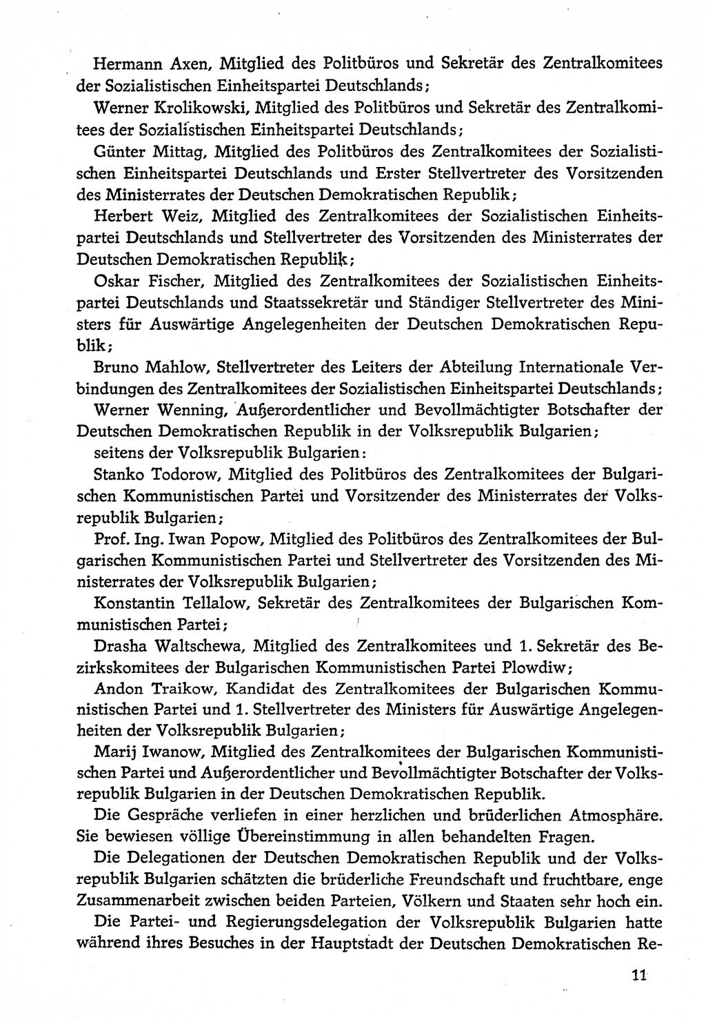 Dokumente der Sozialistischen Einheitspartei Deutschlands (SED) [Deutsche Demokratische Republik (DDR)] 1974-1975, Seite 11 (Dok. SED DDR 1978, Bd. ⅩⅤ, S. 11)