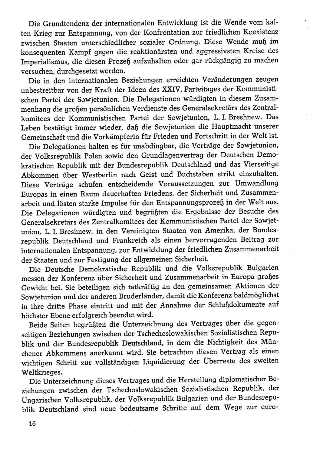 Dokumente der Sozialistischen Einheitspartei Deutschlands (SED) [Deutsche Demokratische Republik (DDR)] 1974-1975, Seite 16 (Dok. SED DDR 1978, Bd. ⅩⅤ, S. 16)