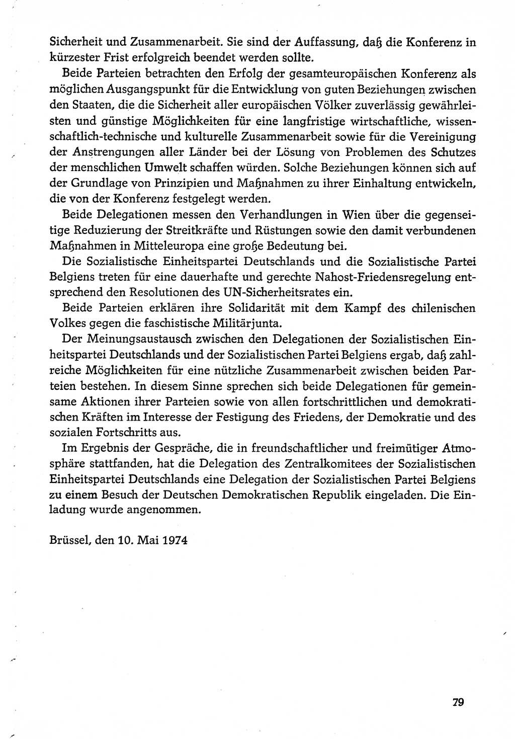 Dokumente der Sozialistischen Einheitspartei Deutschlands (SED) [Deutsche Demokratische Republik (DDR)] 1974-1975, Seite 79 (Dok. SED DDR 1978, Bd. ⅩⅤ, S. 79)
