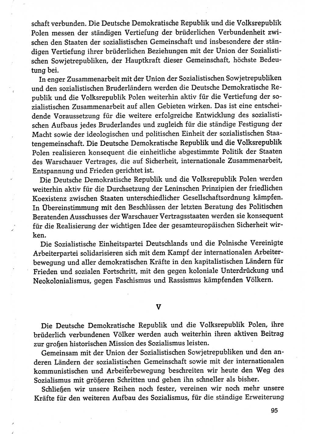 Dokumente der Sozialistischen Einheitspartei Deutschlands (SED) [Deutsche Demokratische Republik (DDR)] 1974-1975, Seite 95 (Dok. SED DDR 1978, Bd. ⅩⅤ, S. 95)