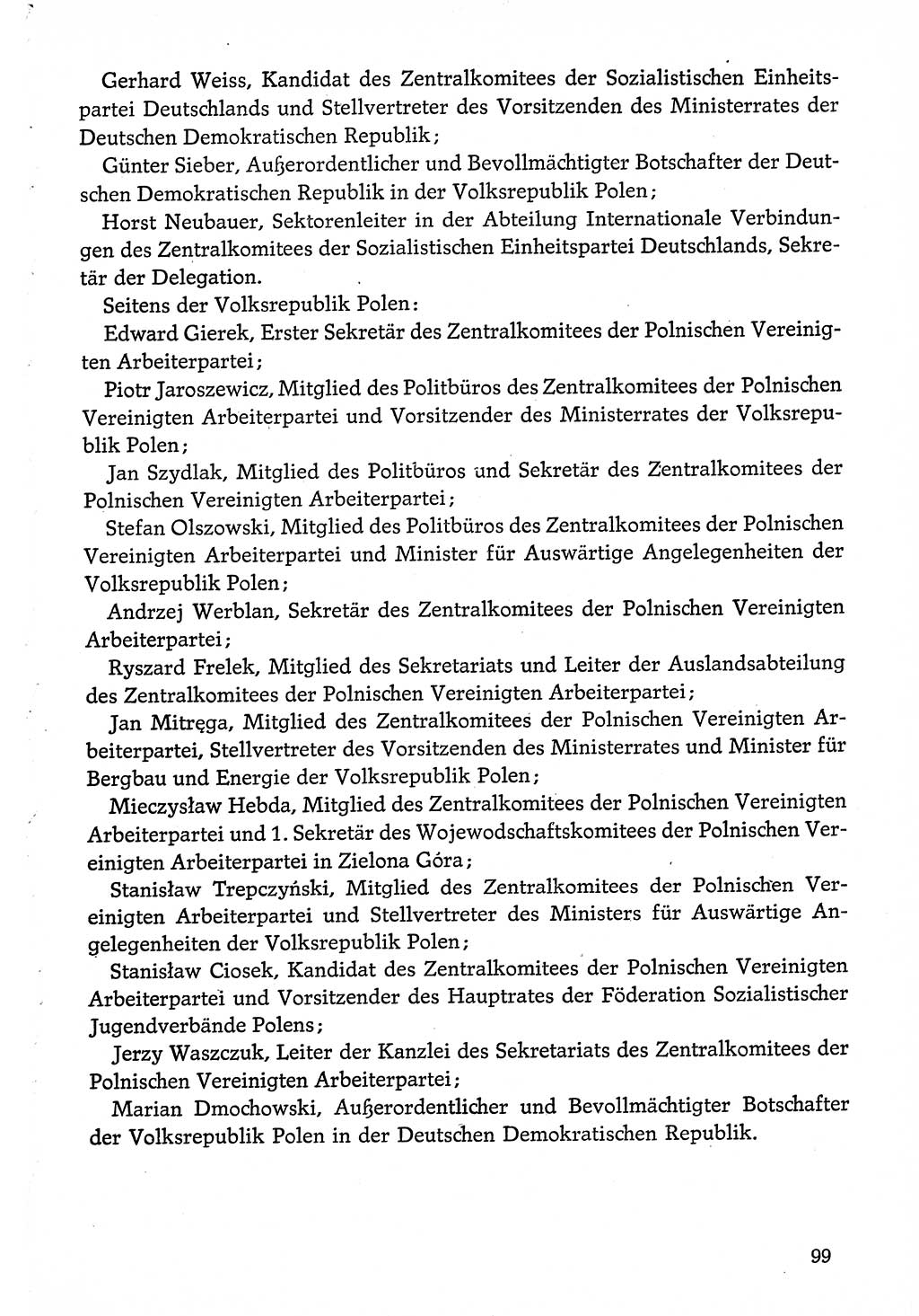 Dokumente der Sozialistischen Einheitspartei Deutschlands (SED) [Deutsche Demokratische Republik (DDR)] 1974-1975, Seite 99 (Dok. SED DDR 1978, Bd. ⅩⅤ, S. 99)