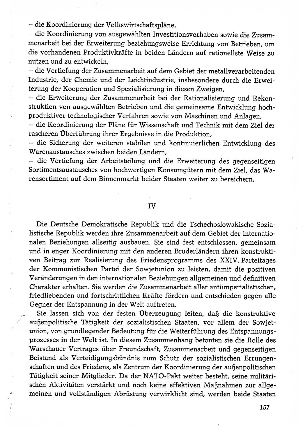 Dokumente der Sozialistischen Einheitspartei Deutschlands (SED) [Deutsche Demokratische Republik (DDR)] 1974-1975, Seite 157 (Dok. SED DDR 1978, Bd. ⅩⅤ, S. 157)