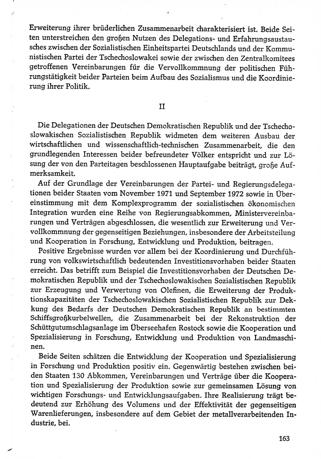 Dokumente der Sozialistischen Einheitspartei Deutschlands (SED) [Deutsche Demokratische Republik (DDR)] 1974-1975, Seite 163 (Dok. SED DDR 1978, Bd. ⅩⅤ, S. 163)