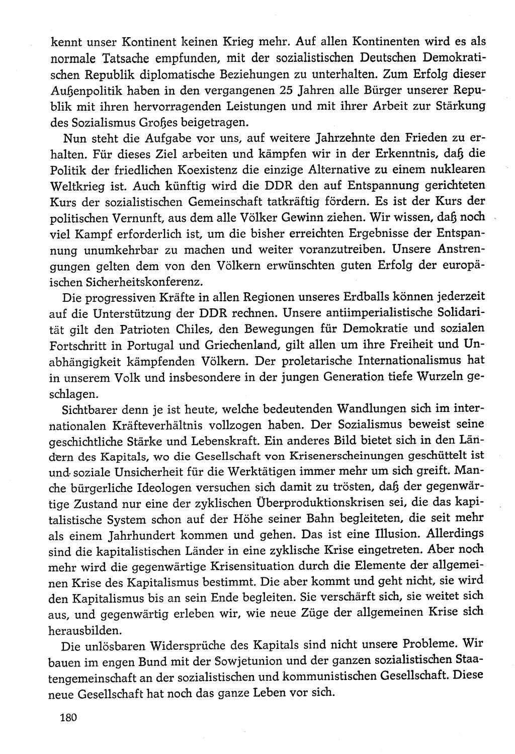 Dokumente der Sozialistischen Einheitspartei Deutschlands (SED) [Deutsche Demokratische Republik (DDR)] 1974-1975, Seite 180 (Dok. SED DDR 1978, Bd. ⅩⅤ, S. 180)