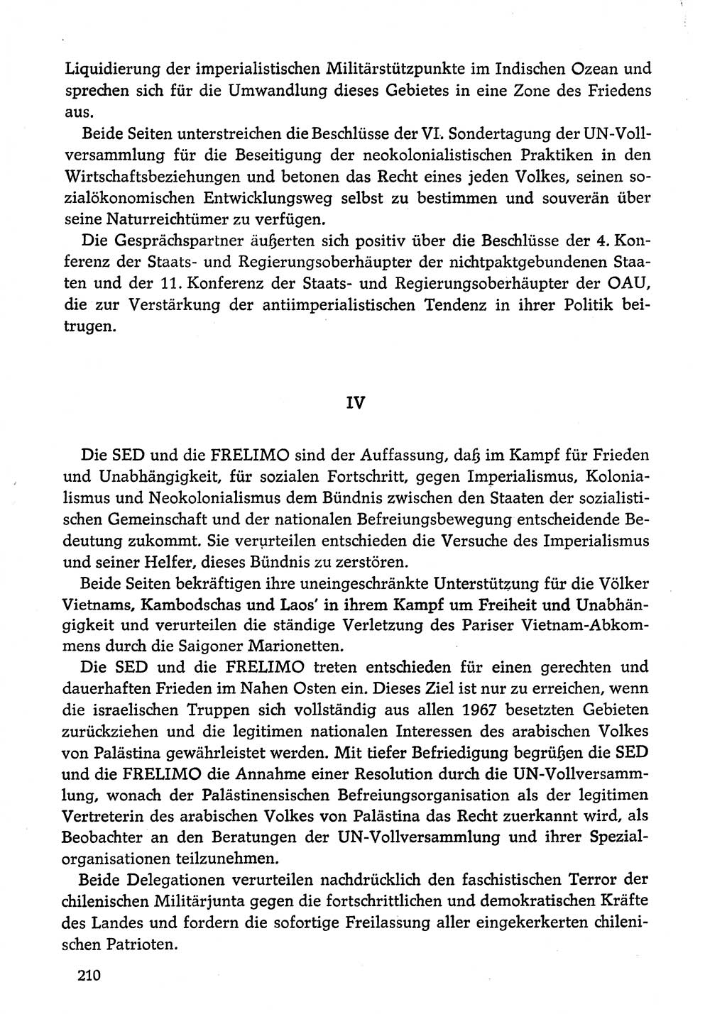 Dokumente der Sozialistischen Einheitspartei Deutschlands (SED) [Deutsche Demokratische Republik (DDR)] 1974-1975, Seite 210 (Dok. SED DDR 1978, Bd. ⅩⅤ, S. 210)