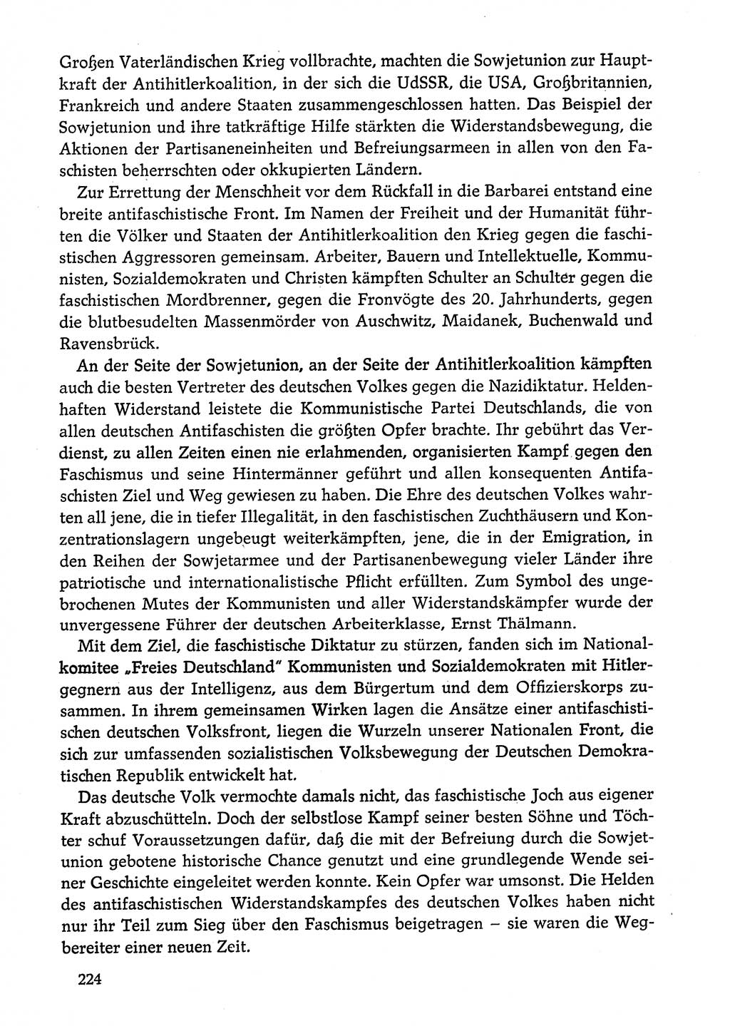 Dokumente der Sozialistischen Einheitspartei Deutschlands (SED) [Deutsche Demokratische Republik (DDR)] 1974-1975, Seite 224 (Dok. SED DDR 1978, Bd. ⅩⅤ, S. 224)