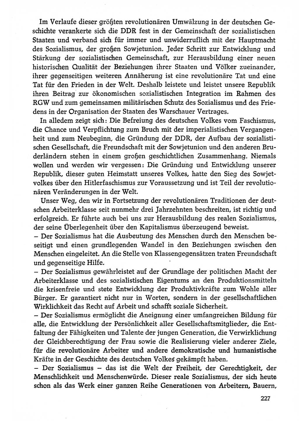 Dokumente der Sozialistischen Einheitspartei Deutschlands (SED) [Deutsche Demokratische Republik (DDR)] 1974-1975, Seite 227 (Dok. SED DDR 1978, Bd. ⅩⅤ, S. 227)