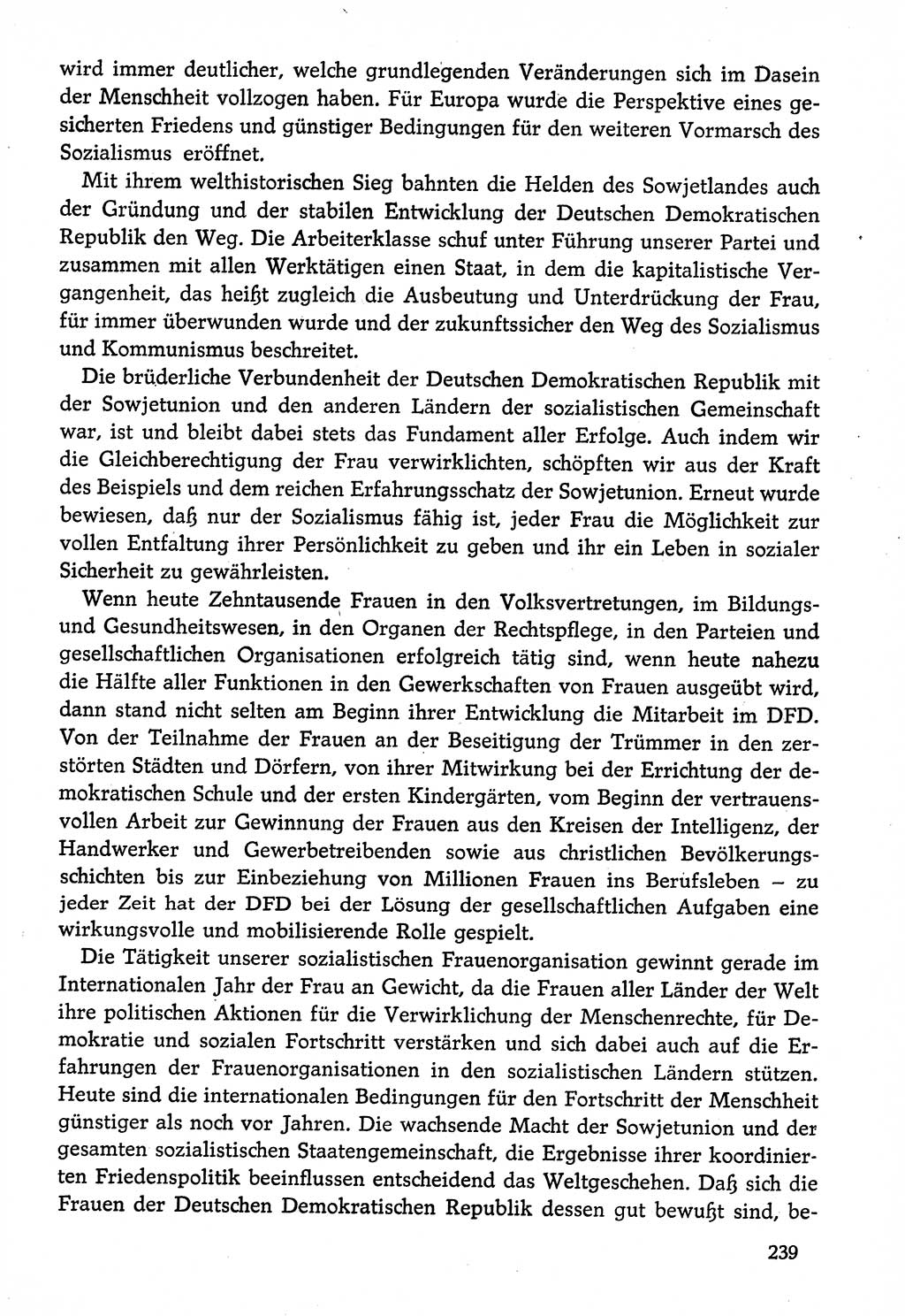 Dokumente der Sozialistischen Einheitspartei Deutschlands (SED) [Deutsche Demokratische Republik (DDR)] 1974-1975, Seite 239 (Dok. SED DDR 1978, Bd. ⅩⅤ, S. 239)