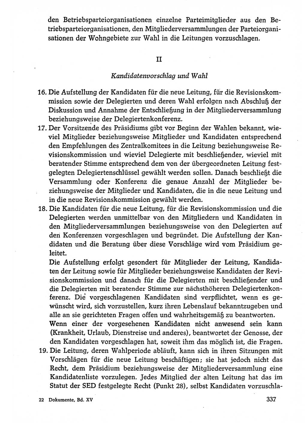 Dokumente der Sozialistischen Einheitspartei Deutschlands (SED) [Deutsche Demokratische Republik (DDR)] 1974-1975, Seite 337 (Dok. SED DDR 1978, Bd. ⅩⅤ, S. 337)