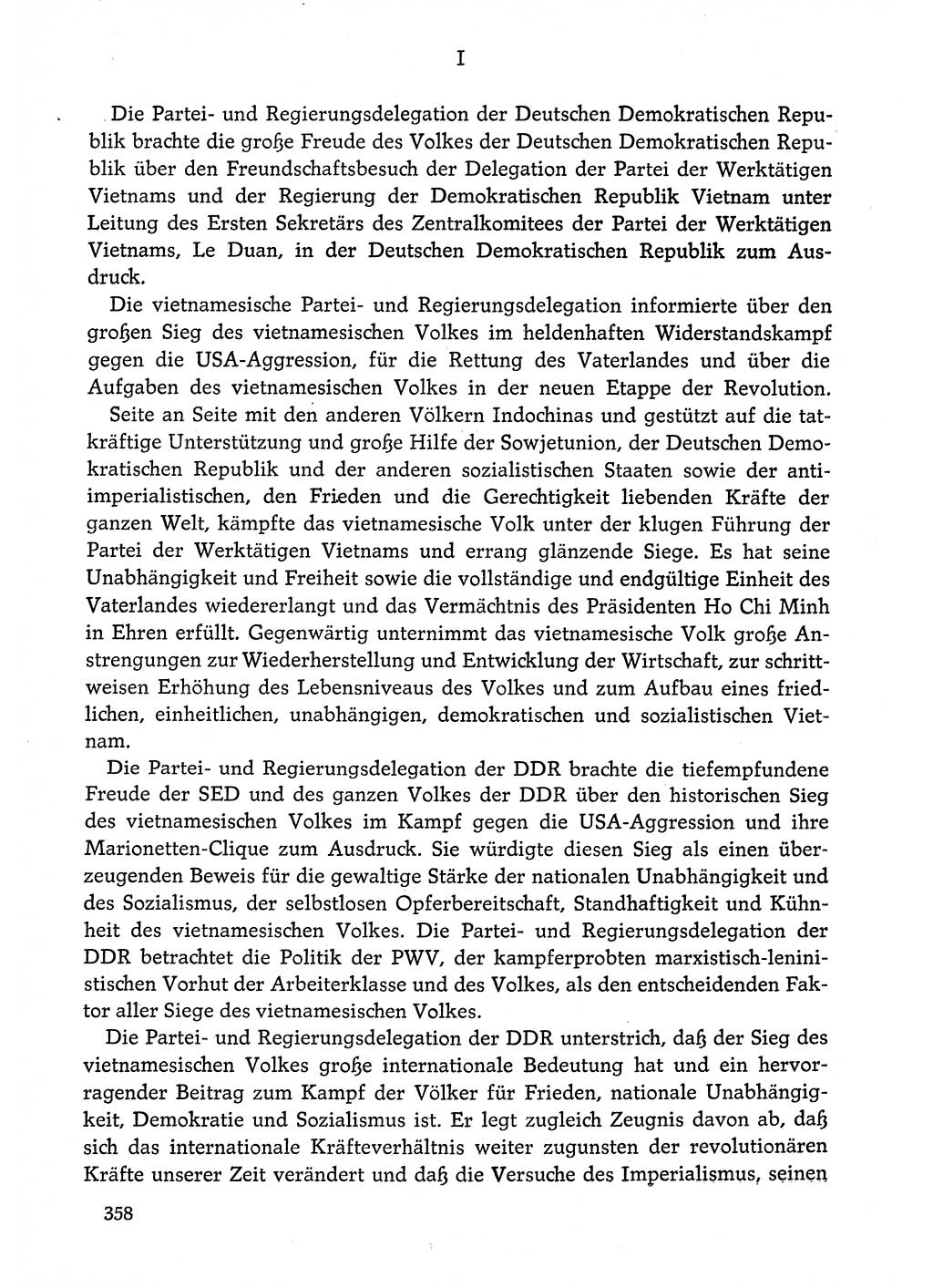 Dokumente der Sozialistischen Einheitspartei Deutschlands (SED) [Deutsche Demokratische Republik (DDR)] 1974-1975, Seite 358 (Dok. SED DDR 1978, Bd. ⅩⅤ, S. 358)