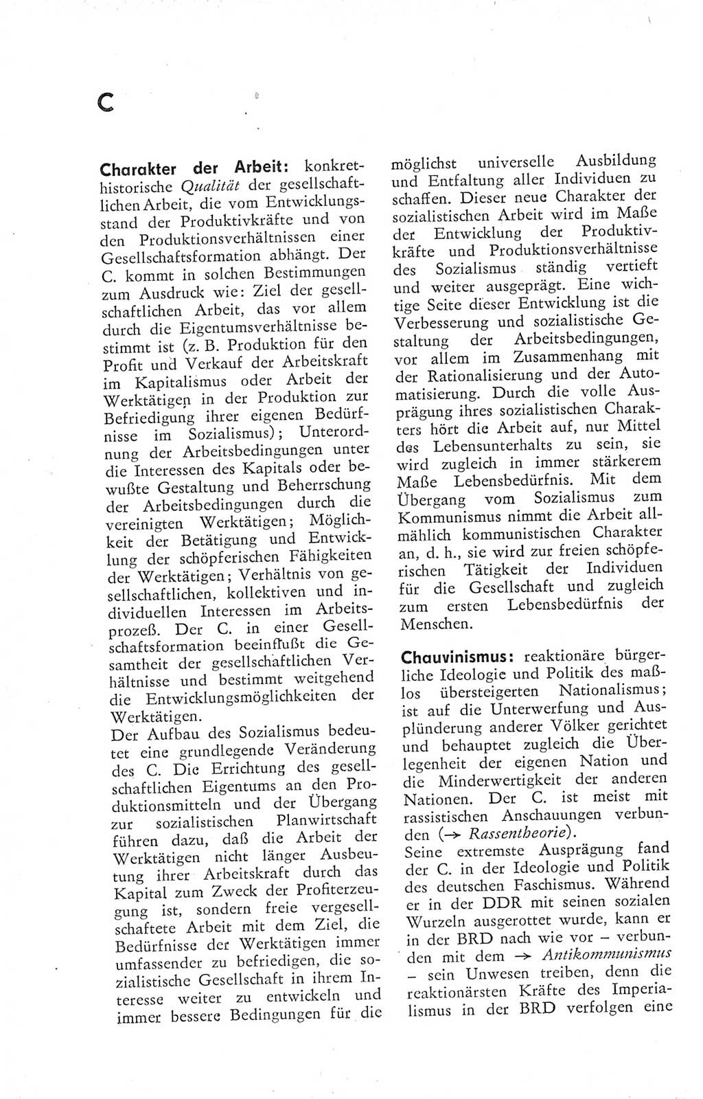 Kleines Wörterbuch der marxistisch-leninistischen Philosophie [Deutsche Demokratische Republik (DDR)] 1974, Seite 54 (Kl. Wb. ML Phil. DDR 1974, S. 54)