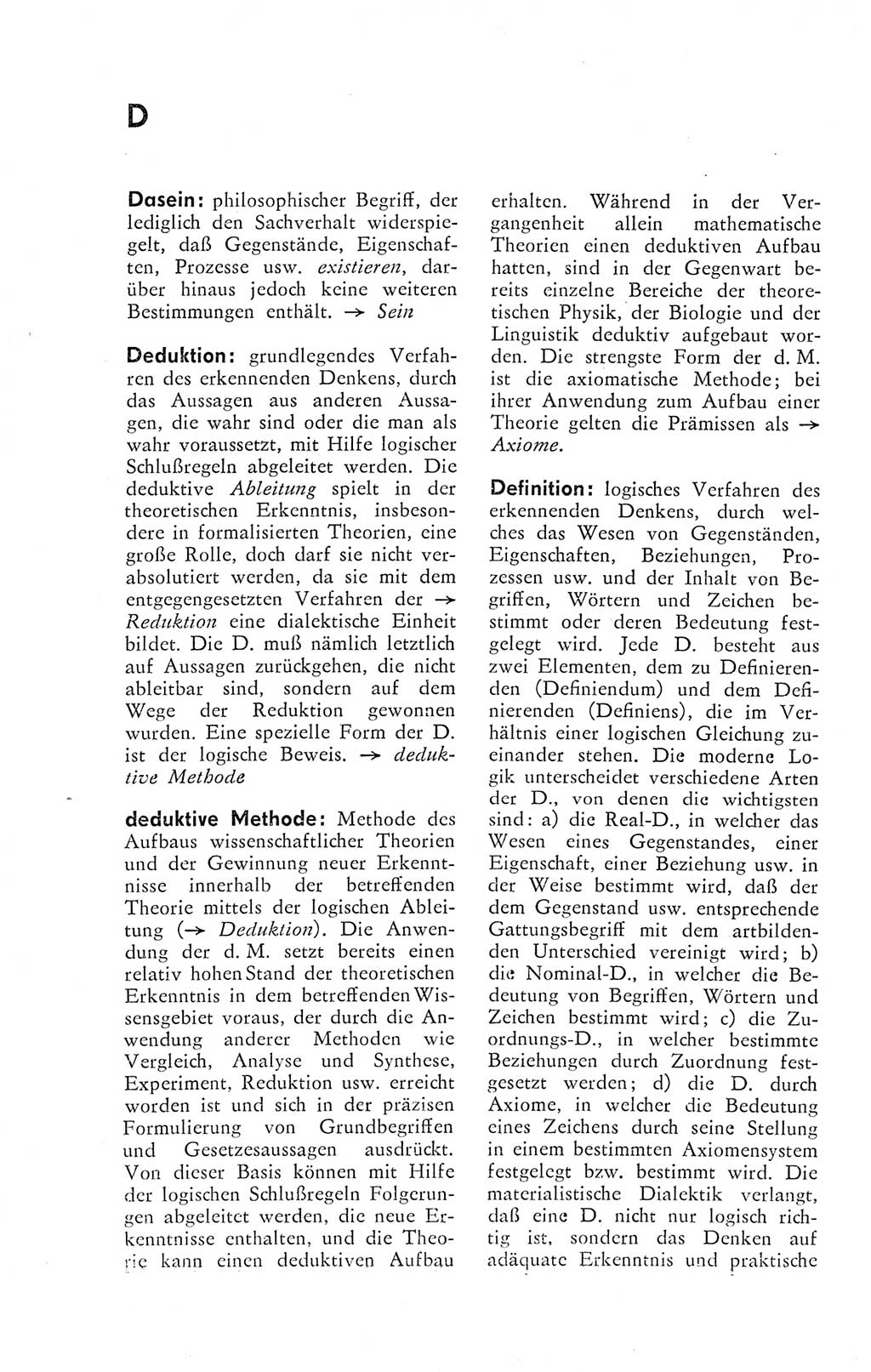 Kleines Wörterbuch der marxistisch-leninistischen Philosophie [Deutsche Demokratische Republik (DDR)] 1974, Seite 56 (Kl. Wb. ML Phil. DDR 1974, S. 56)