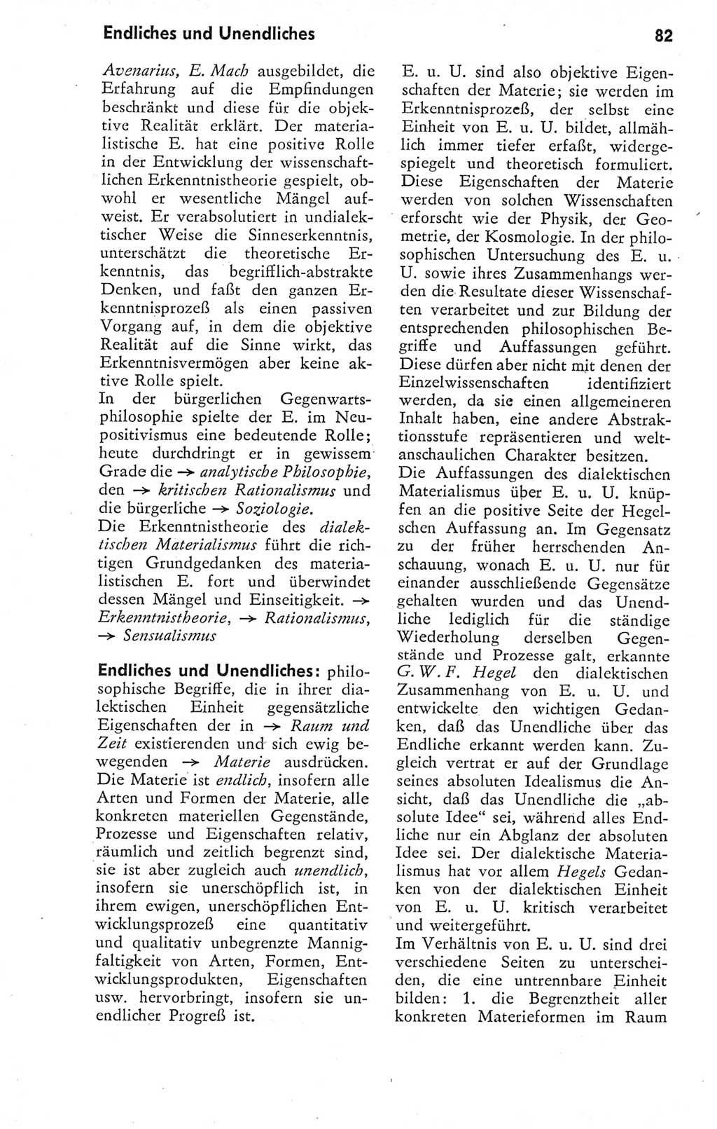 Kleines Wörterbuch der marxistisch-leninistischen Philosophie [Deutsche Demokratische Republik (DDR)] 1974, Seite 82 (Kl. Wb. ML Phil. DDR 1974, S. 82)