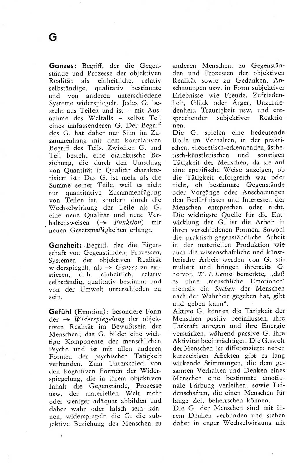 Kleines Wörterbuch der marxistisch-leninistischen Philosophie [Deutsche Demokratische Republik (DDR)] 1974, Seite 108 (Kl. Wb. ML Phil. DDR 1974, S. 108)