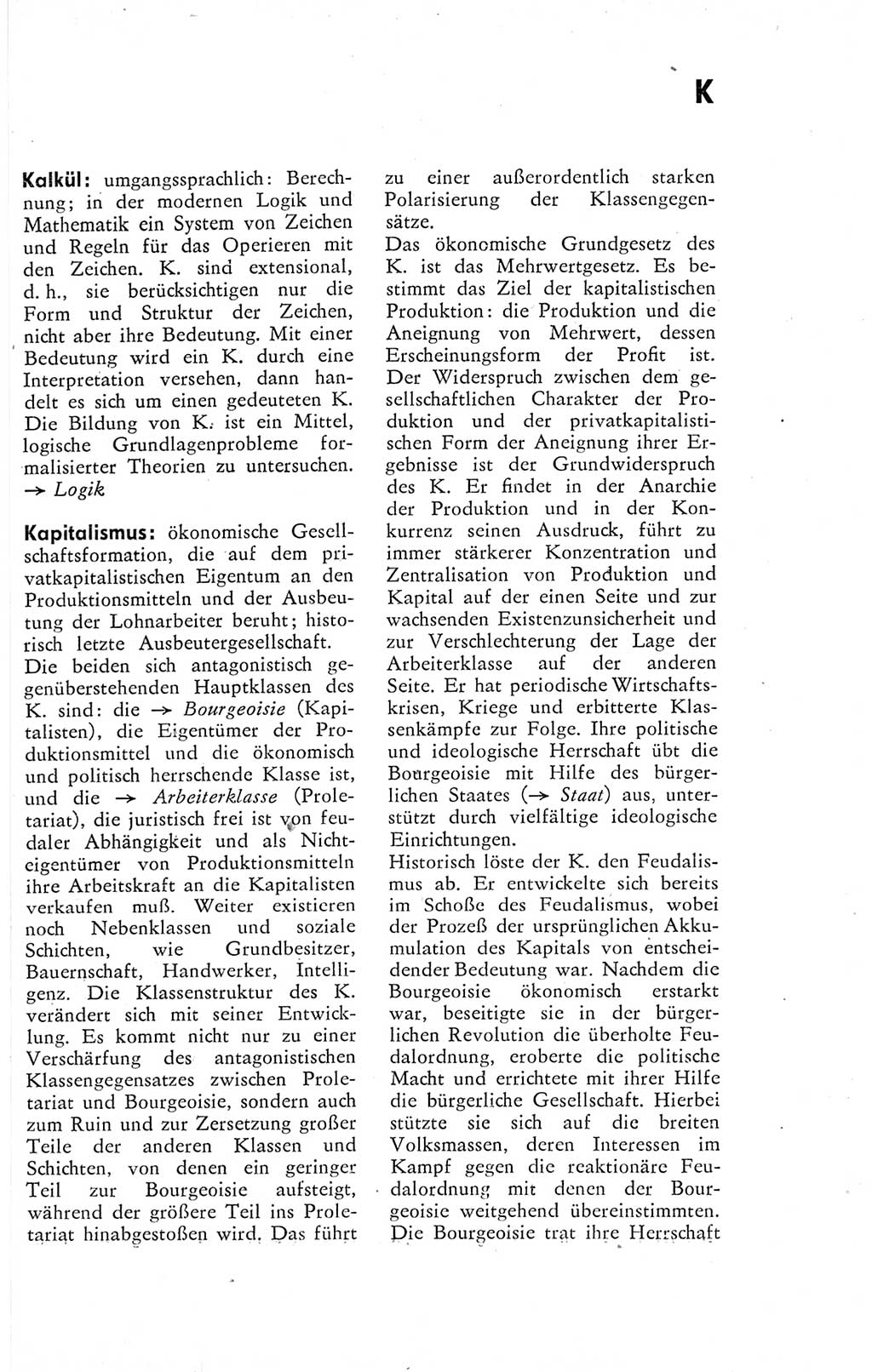 Kleines Wörterbuch der marxistisch-leninistischen Philosophie [Deutsche Demokratische Republik (DDR)] 1974, Seite 149 (Kl. Wb. ML Phil. DDR 1974, S. 149)
