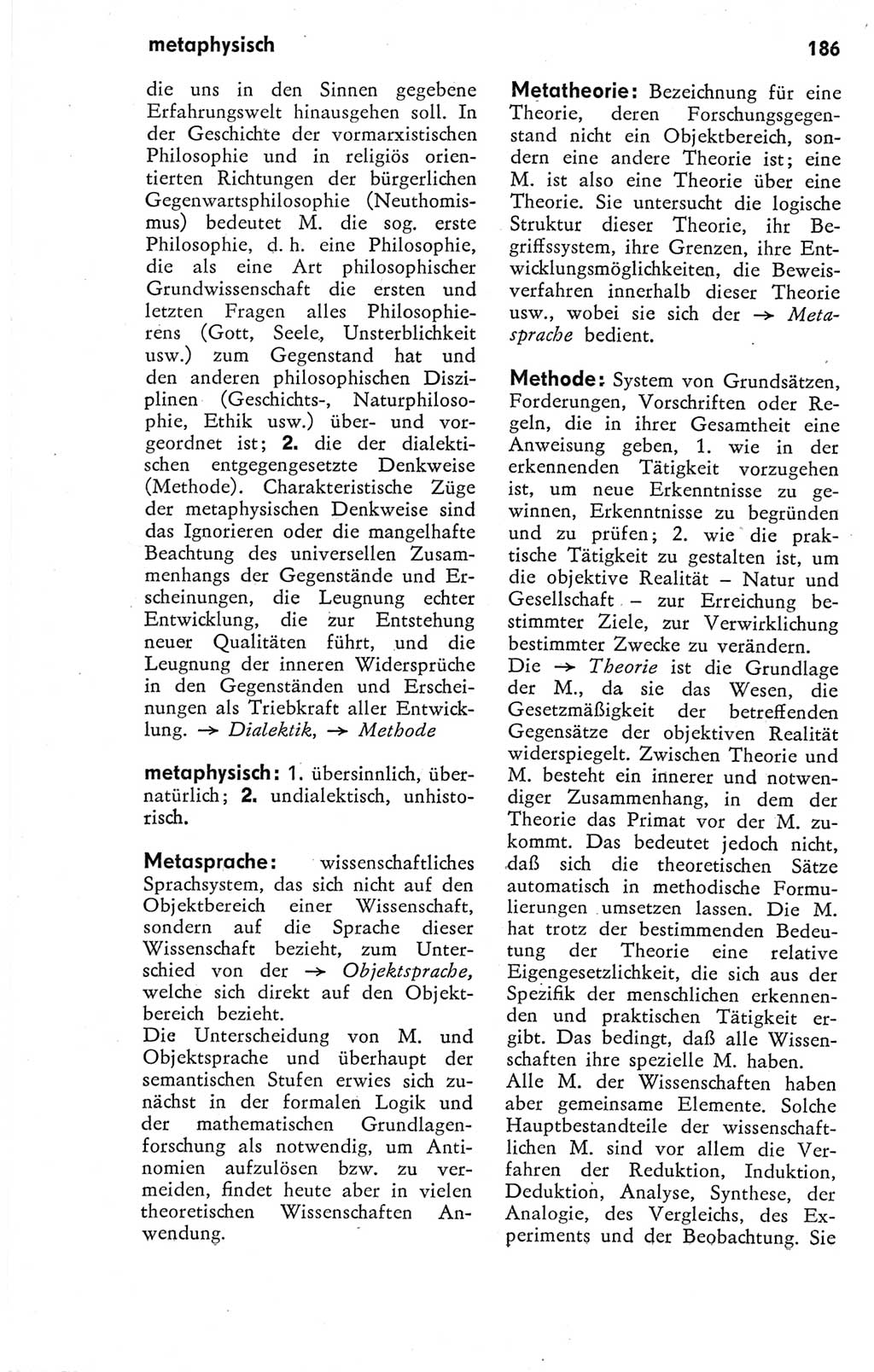 Kleines Wörterbuch der marxistisch-leninistischen Philosophie [Deutsche Demokratische Republik (DDR)] 1974, Seite 177 (Kl. Wb. ML Phil. DDR 1974, S. 177)