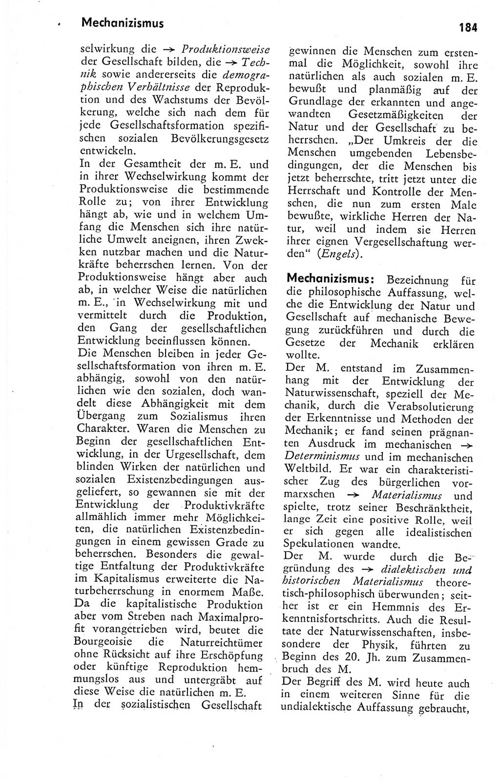 Kleines Wörterbuch der marxistisch-leninistischen Philosophie [Deutsche Demokratische Republik (DDR)] 1974, Seite 179 (Kl. Wb. ML Phil. DDR 1974, S. 179)