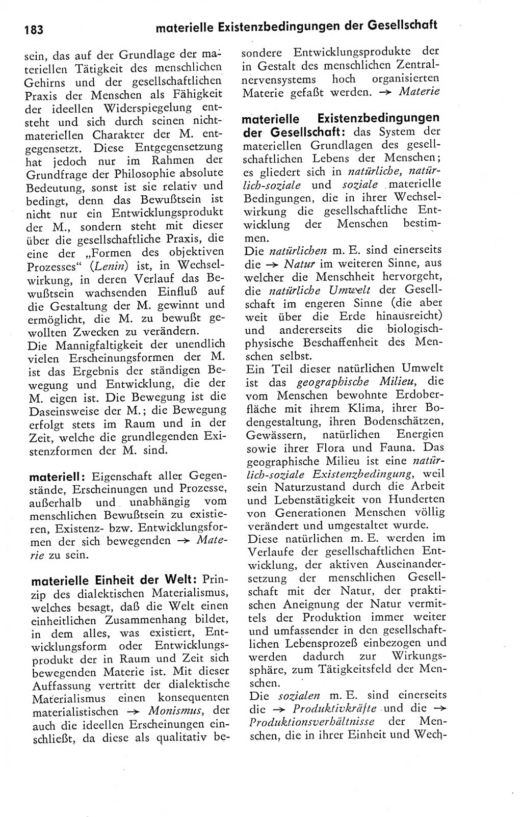 Kleines Wörterbuch der marxistisch-leninistischen Philosophie [Deutsche Demokratische Republik (DDR)] 1974, Seite 180 (Kl. Wb. ML Phil. DDR 1974, S. 180)