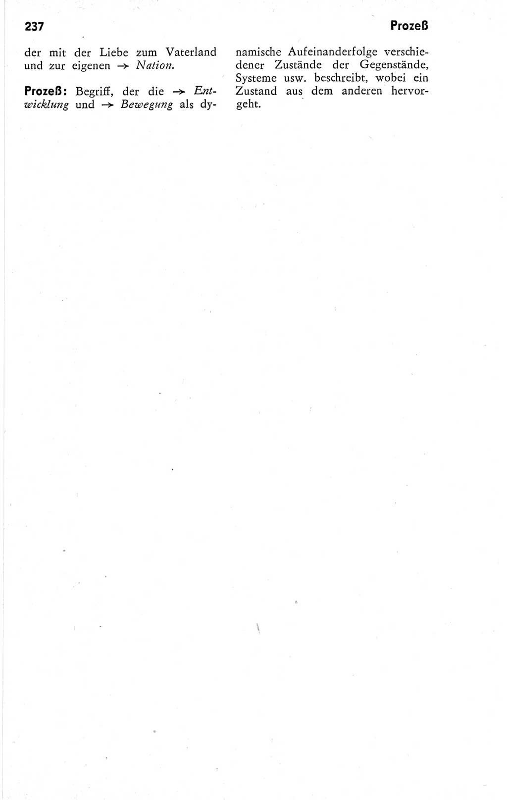 Kleines Wörterbuch der marxistisch-leninistischen Philosophie [Deutsche Demokratische Republik (DDR)] 1974, Seite 237 (Kl. Wb. ML Phil. DDR 1974, S. 237)