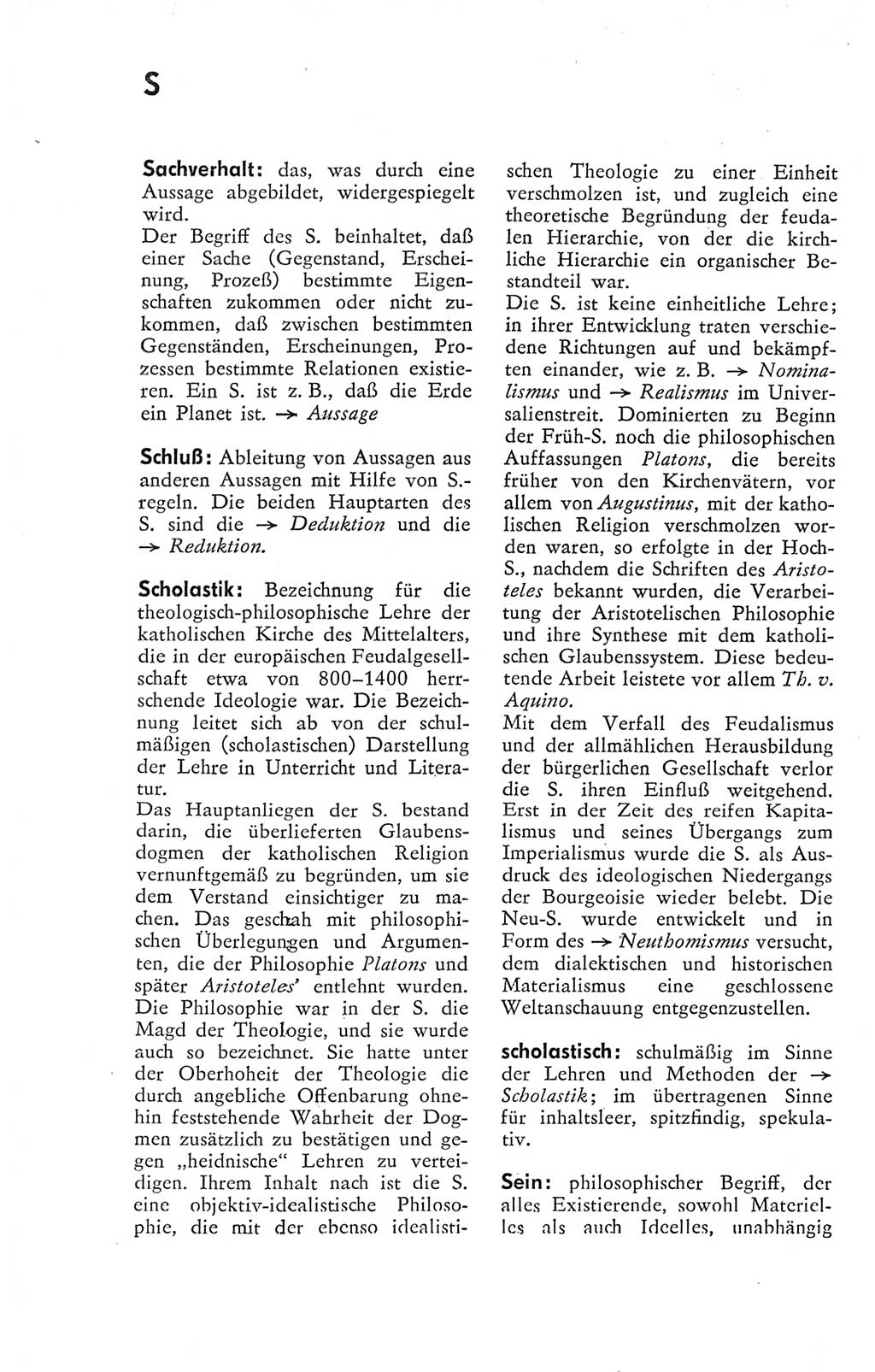 Kleines Wörterbuch der marxistisch-leninistischen Philosophie [Deutsche Demokratische Republik (DDR)] 1974, Seite 254 (Kl. Wb. ML Phil. DDR 1974, S. 254)