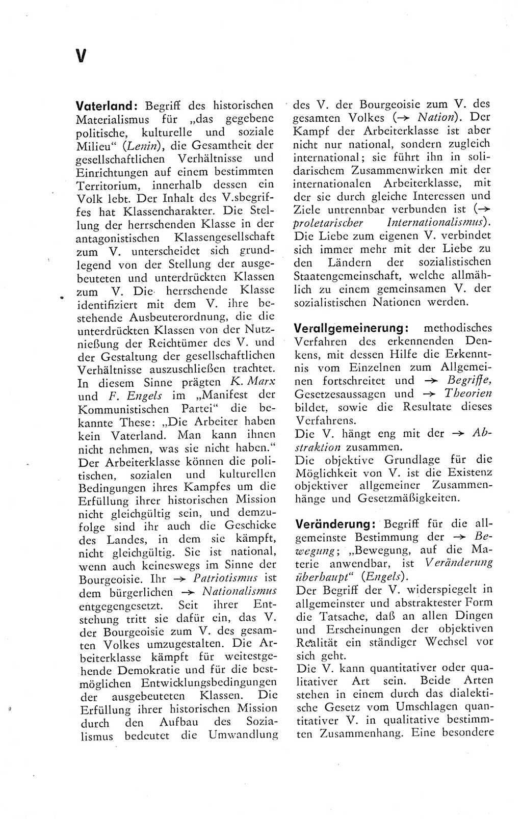 Kleines Wörterbuch der marxistisch-leninistischen Philosophie [Deutsche Demokratische Republik (DDR)] 1974, Seite 288 (Kl. Wb. ML Phil. DDR 1974, S. 288)