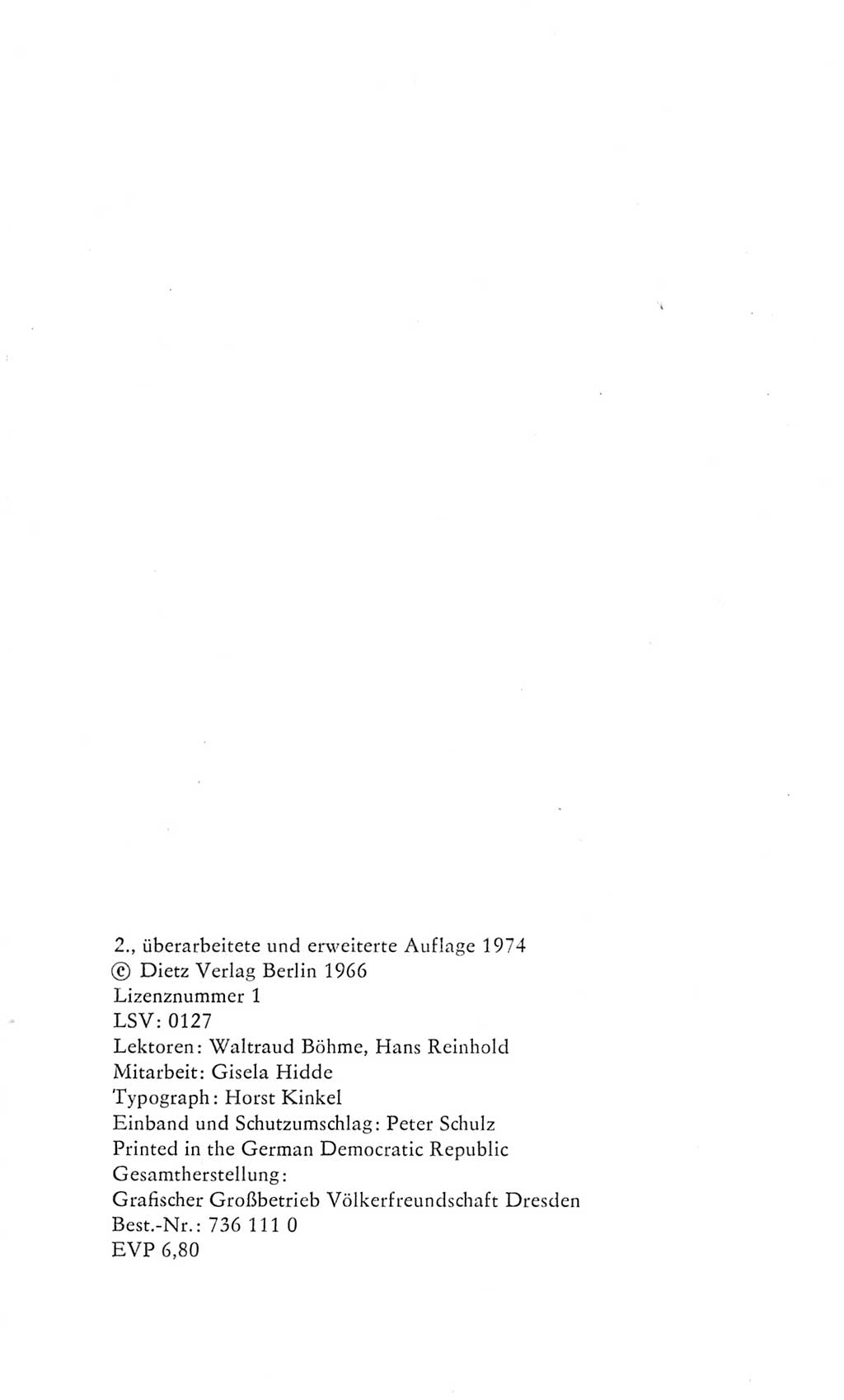 Kleines Wörterbuch der marxistisch-leninistischen Philosophie [Deutsche Demokratische Republik (DDR)] 1974, Seite 336 (Kl. Wb. ML Phil. DDR 1974, S. 336)