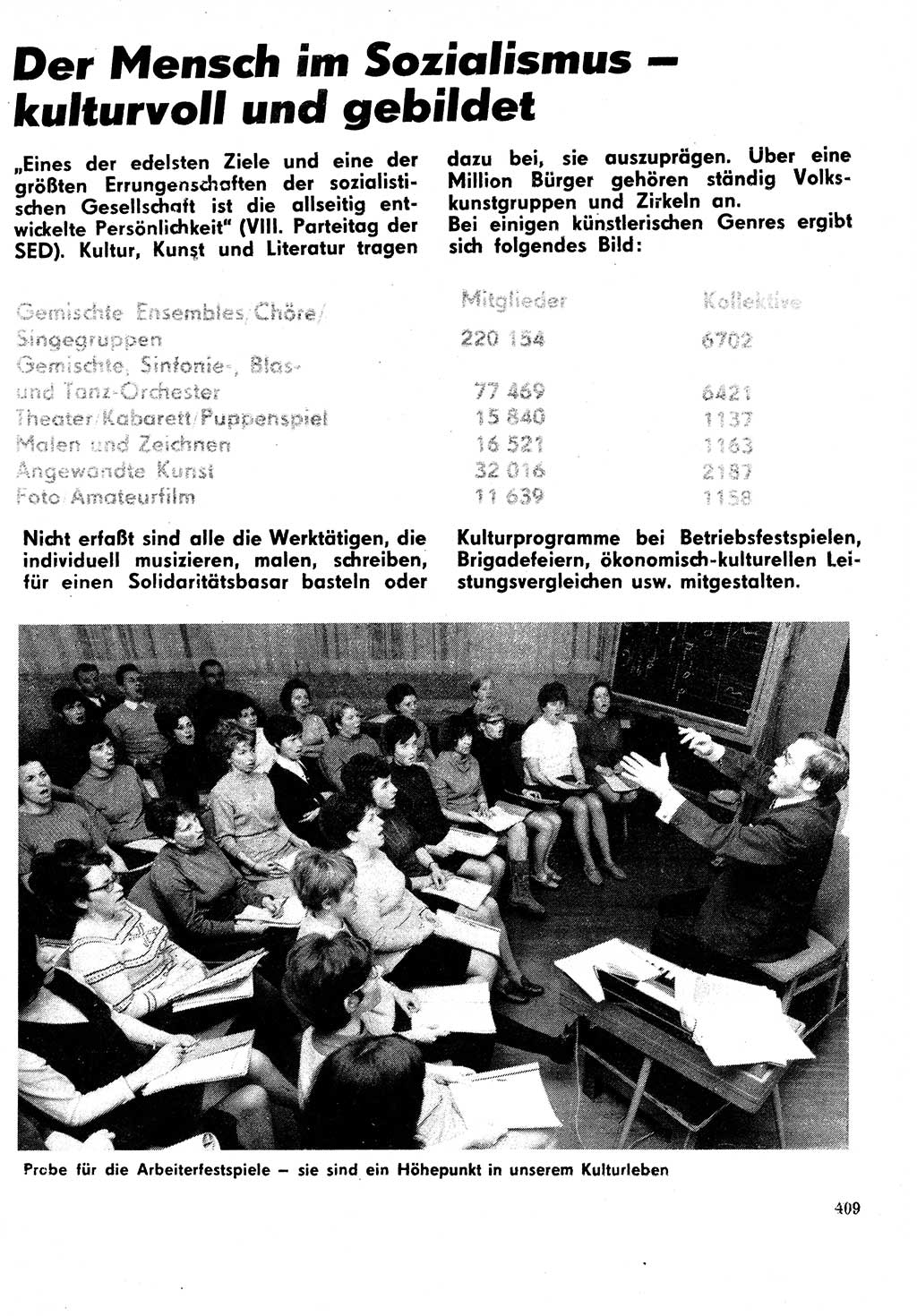 Neuer Weg (NW), Organ des Zentralkomitees (ZK) der SED (Sozialistische Einheitspartei Deutschlands) für Fragen des Parteilebens, 29. Jahrgang [Deutsche Demokratische Republik (DDR)] 1974, Seite 409 (NW ZK SED DDR 1974, S. 409)